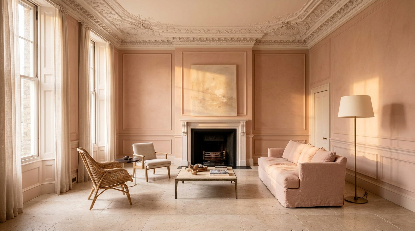 Belgravia Riviera applied to the same living room