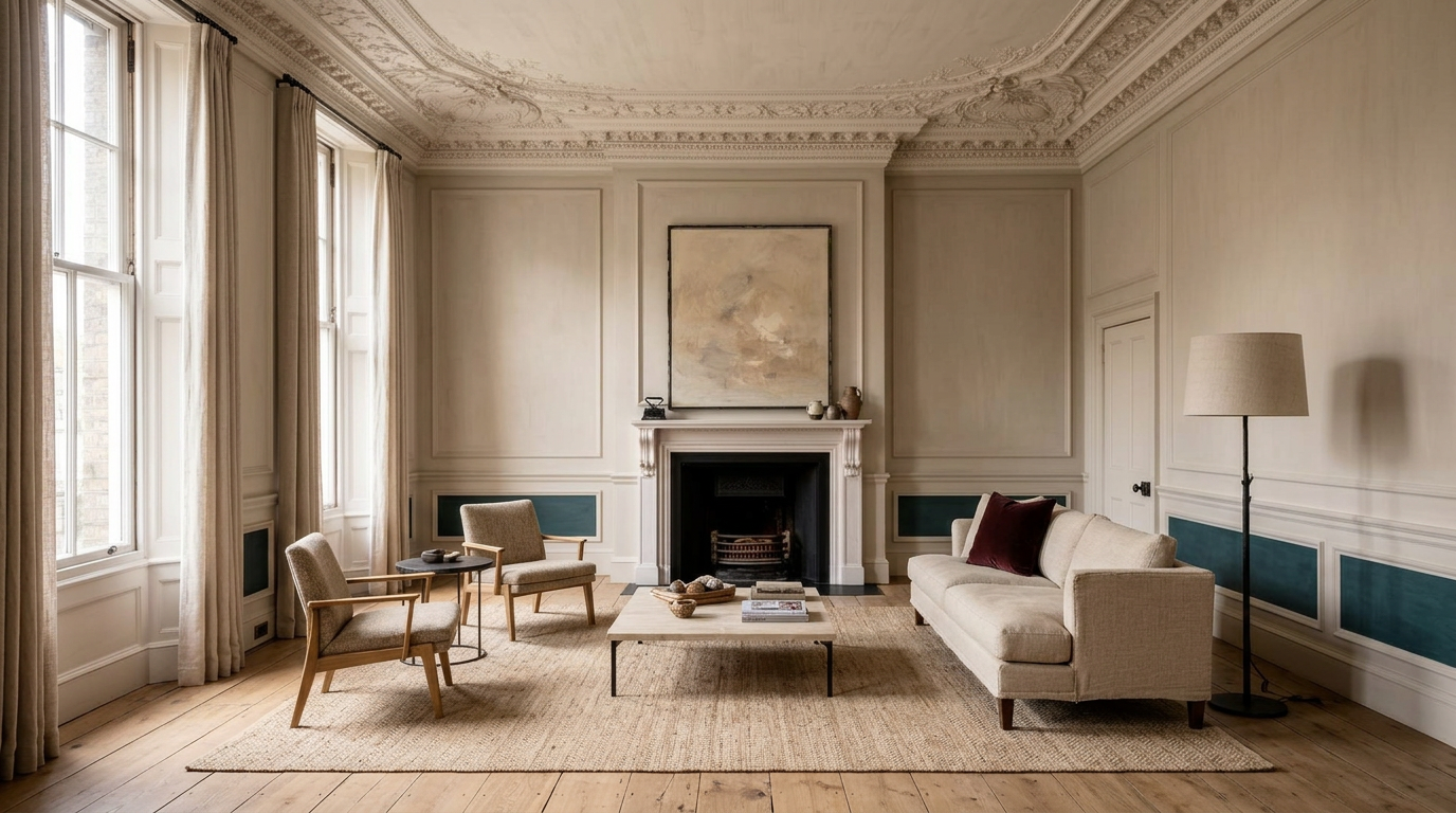 Clerkenwell Workshop applied to the same living room