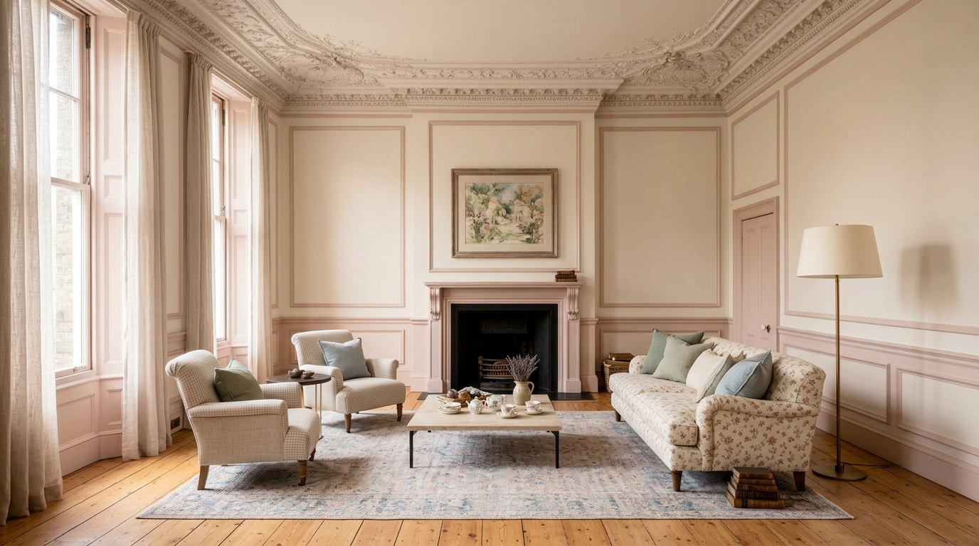 Mews Cottage applied to the same living room