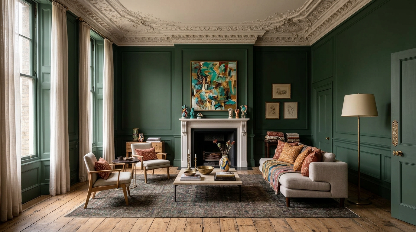 Notting Hill Atelier applied to the same living room