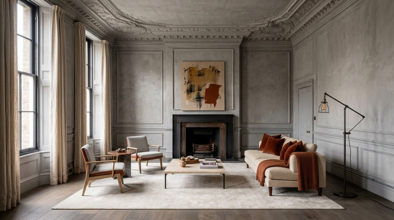 Shoreditch Studio applied to the same living room