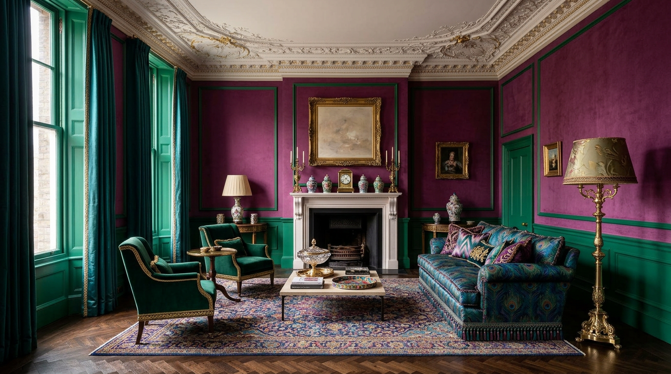 Spitalfields Maximal applied to the same living room